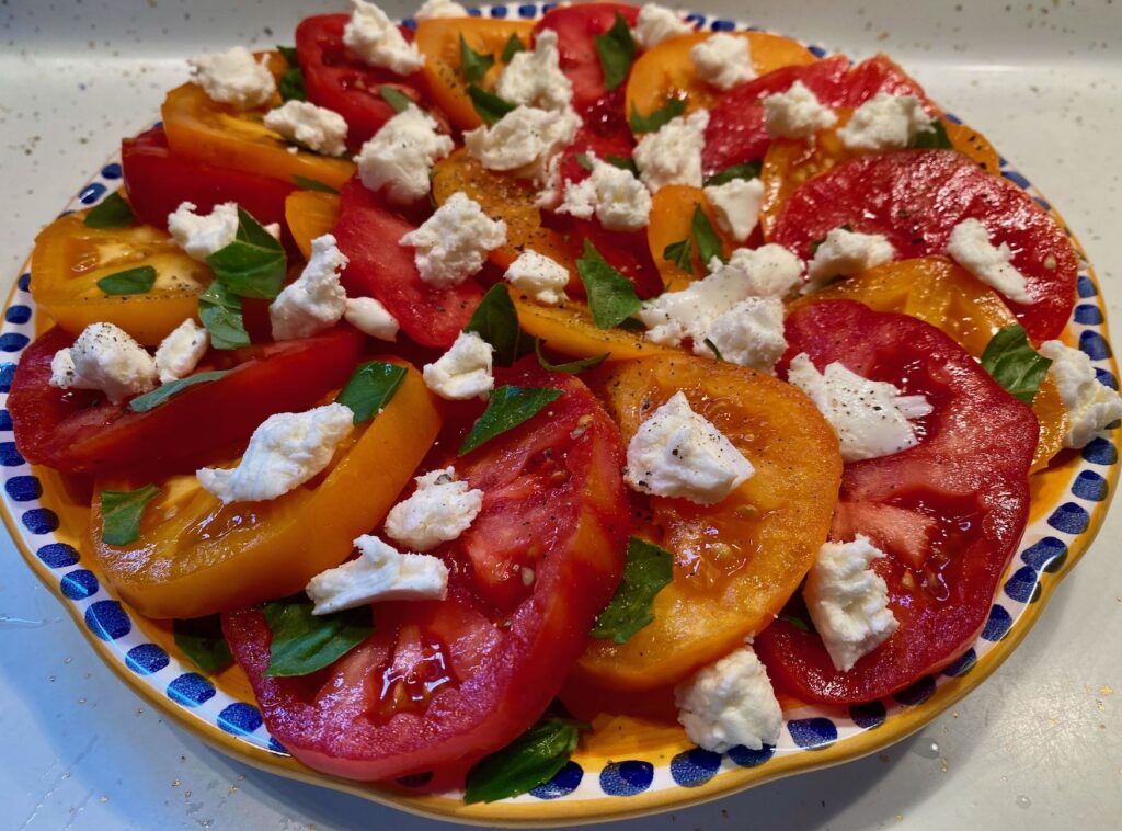 Caprese Salad Sea Salt And Sailor Stripes