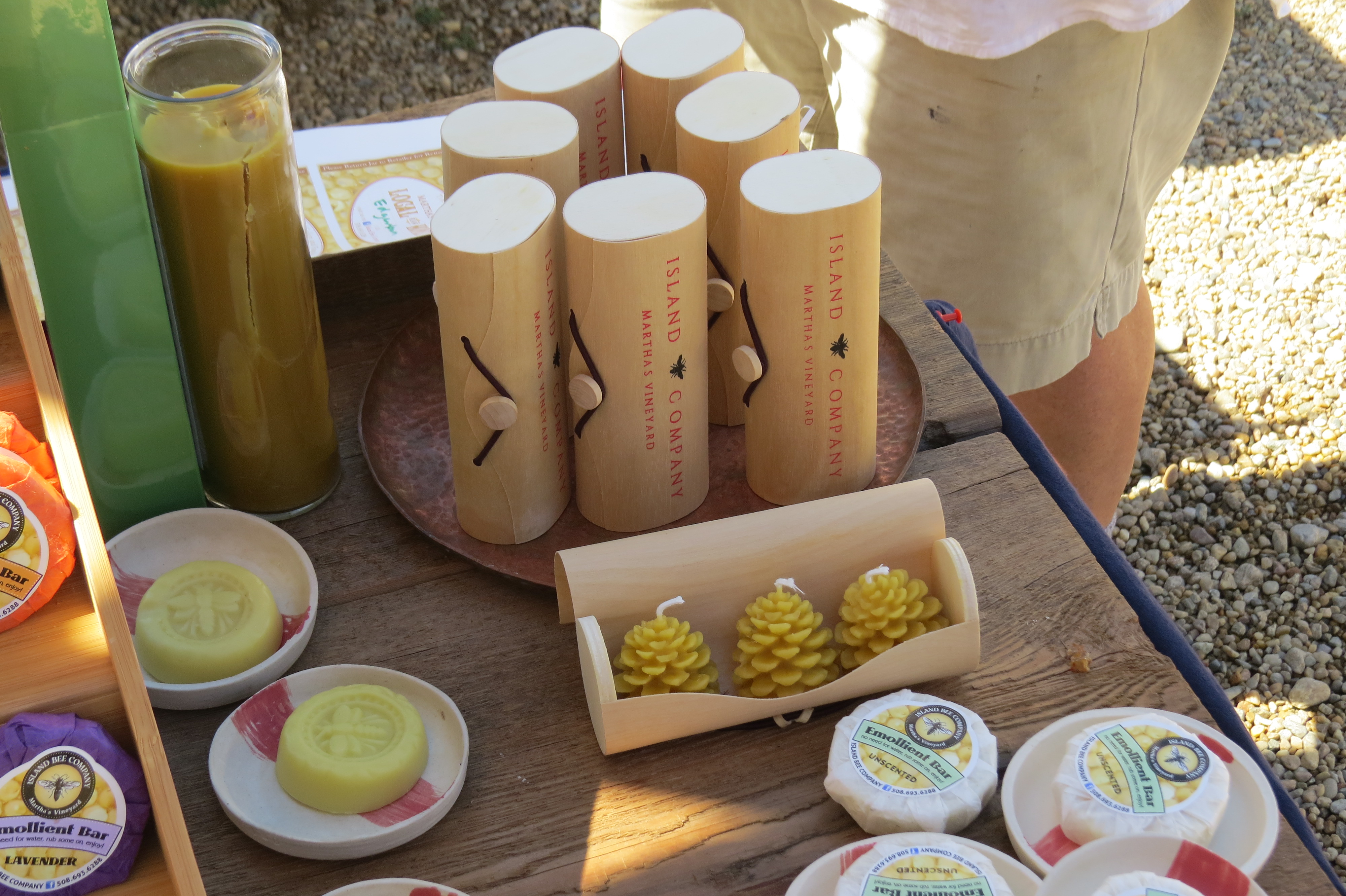 Beeswax Products at the West Tisbury Farmers Market