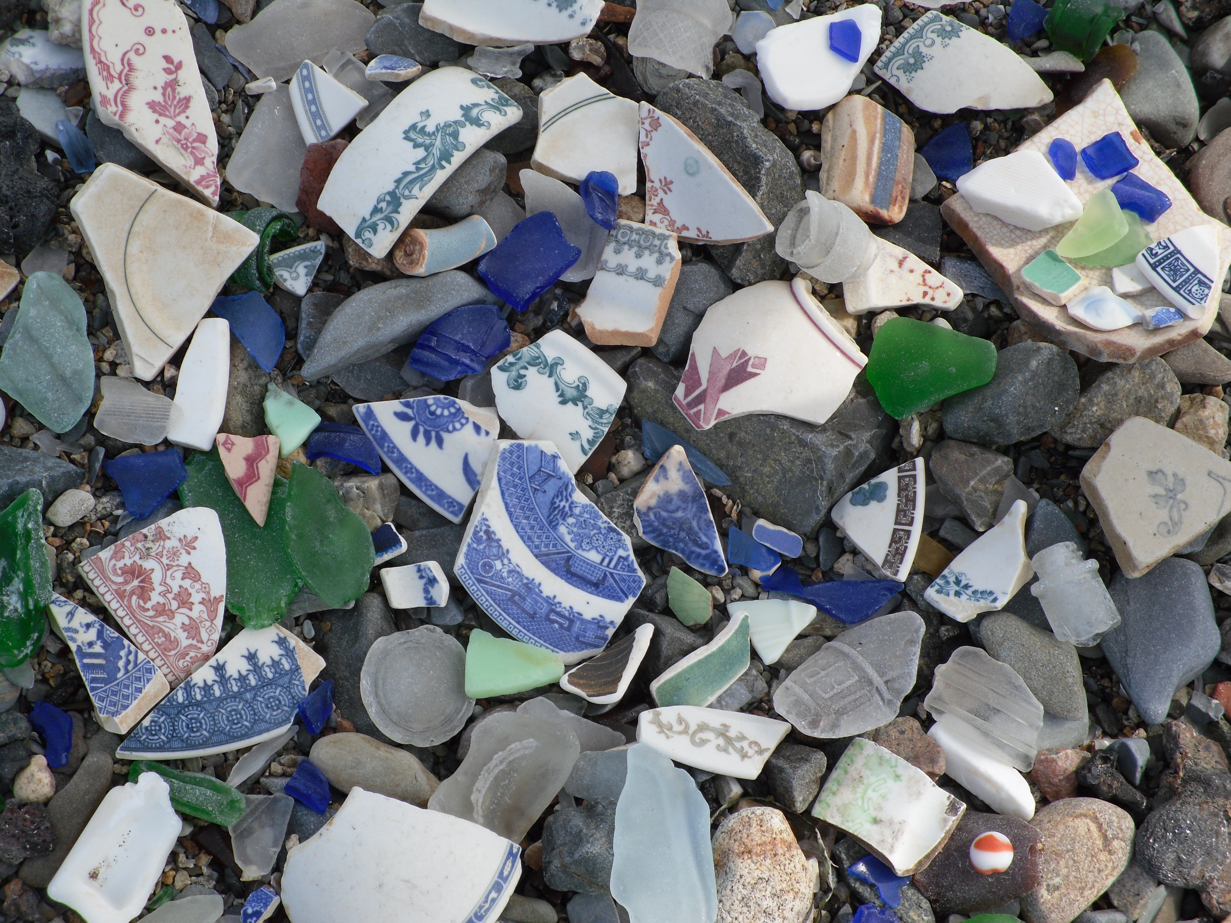 Beach Glass on Spectacle Island, Coastal Day Trips From Boston