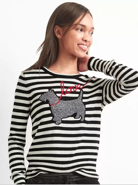 Dog Love Graphic Pullover