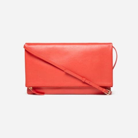 Everland Foldover Crossbody in Red