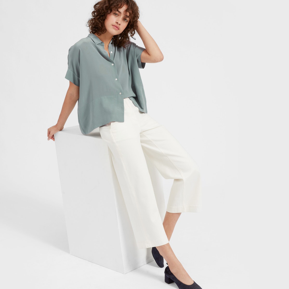 Outfit from Everlane, Four Spring Outfits Using Everlane Clothes