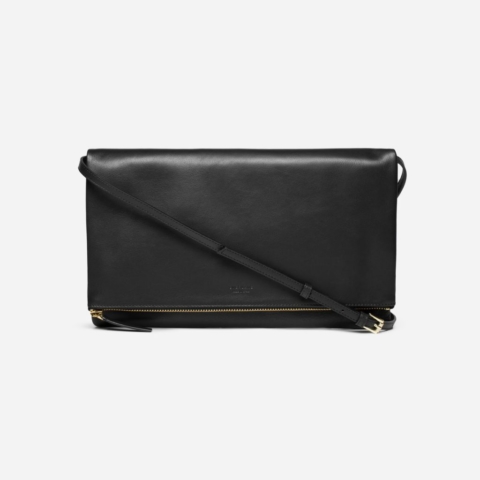 Everlane Foldover Crossbody in Black