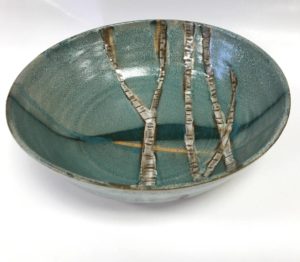 New England Made Gifts, Birch Tree Pottery Bowl