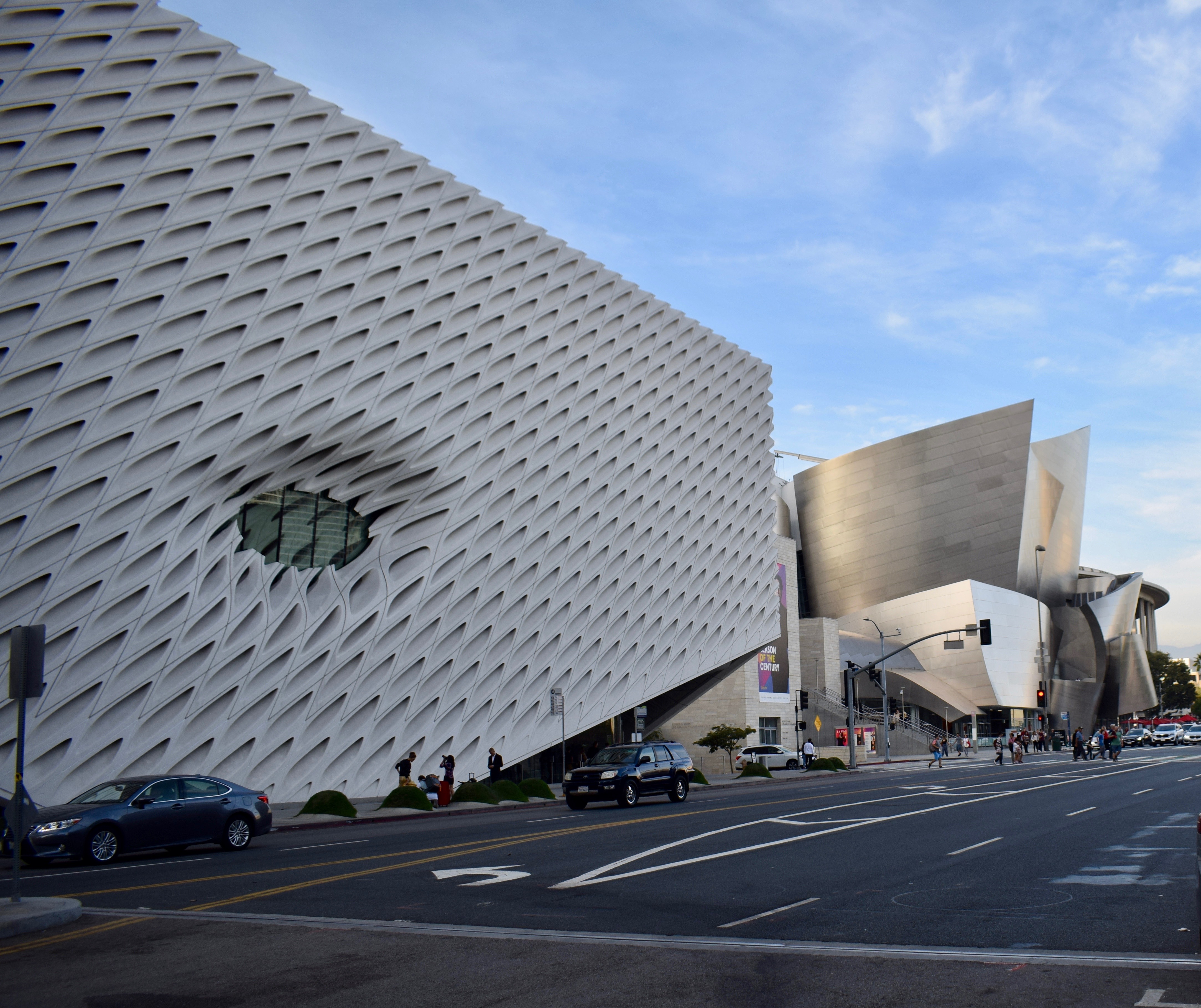 The Broad Museum and Walt Disney Concert Hall, A Weekend in Los Angeles