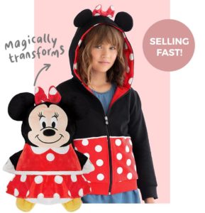 Gifts that Give to Others, Stuffed Minnie Transforms to Sweatshirt for Girls
