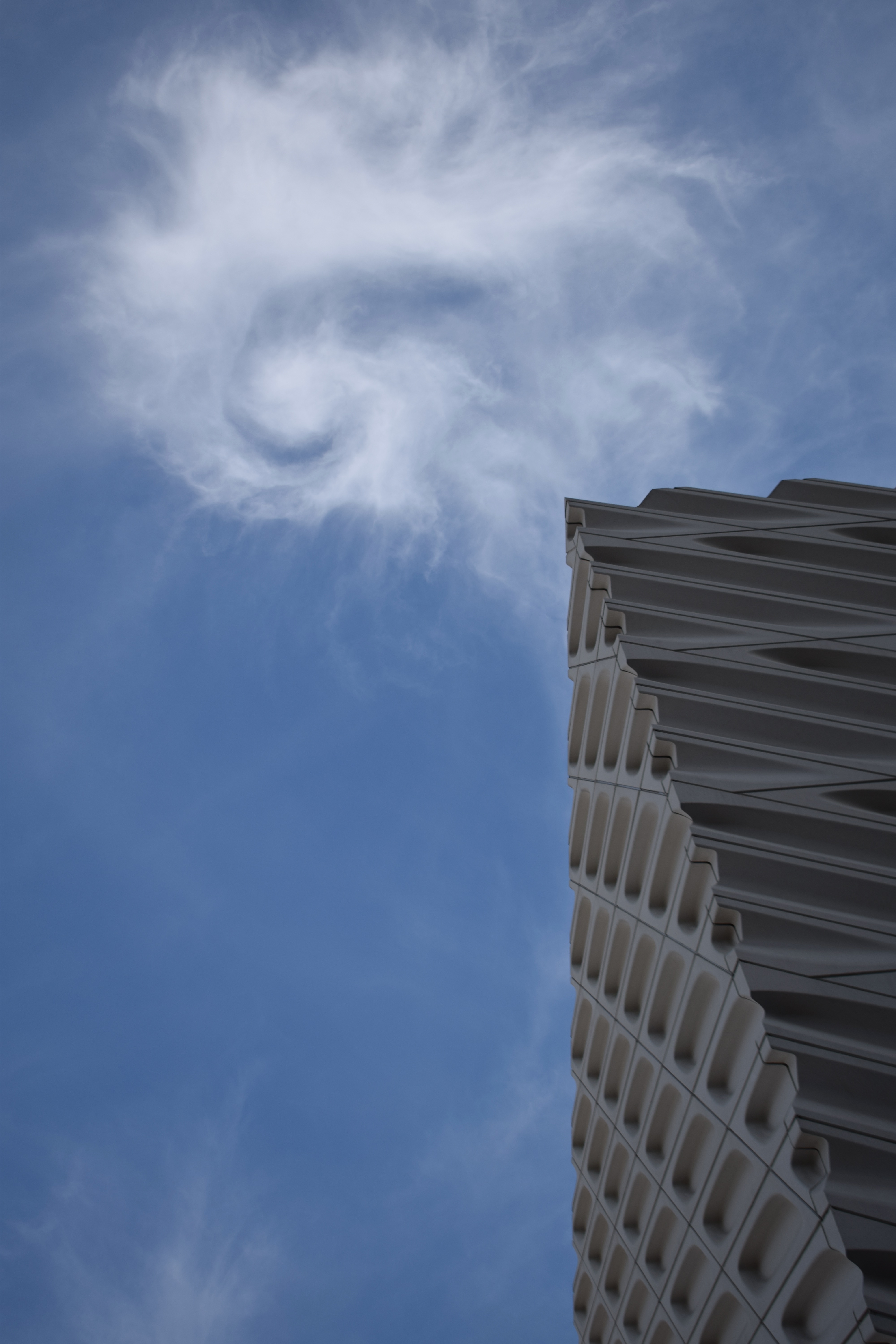 It's the Weekend! Number 84, Whirlpool Shaped Cloud Next to The Broad Museum