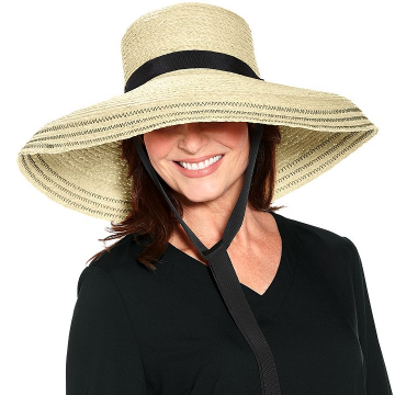 Summer Hats - Coolibar Lauren Sun Hat on Model
