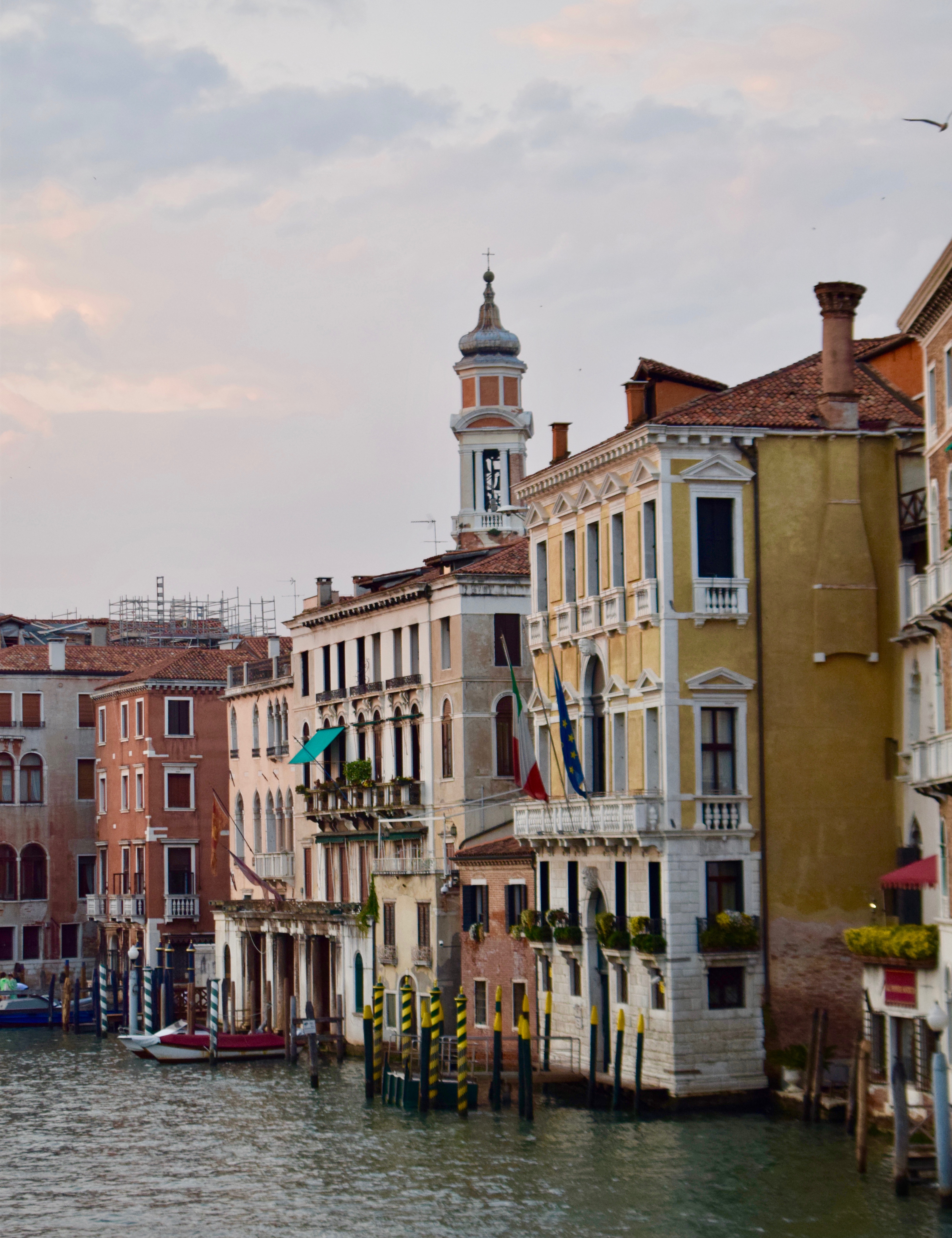 Colorful Pallazi on a Venice Canal