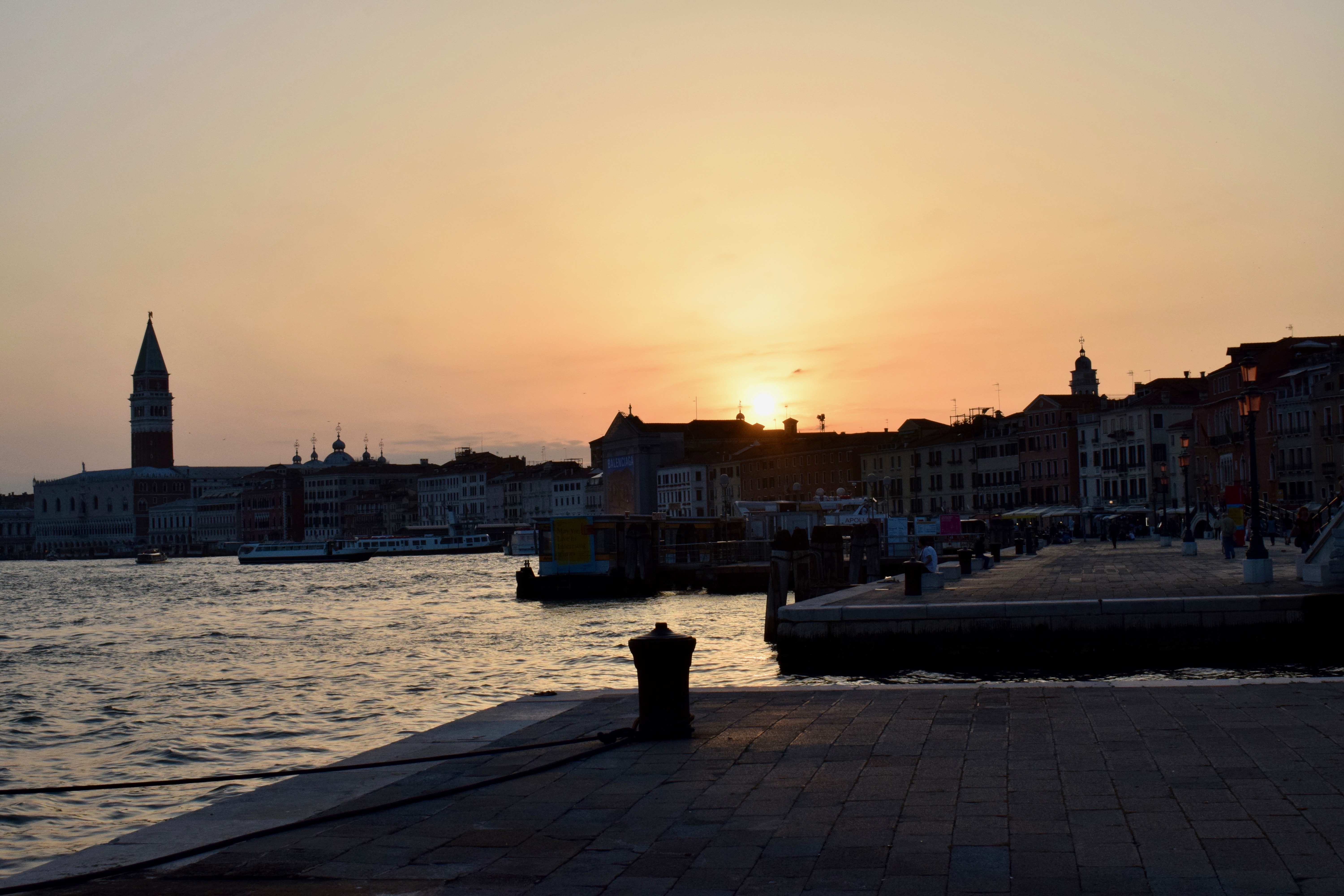 Sunset at the Mouth of the Grand Canal