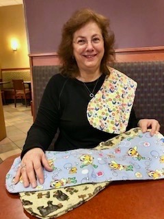 Giving Back Series, Dianna Peterson and Some of the Items She Makes for Hospital Patients