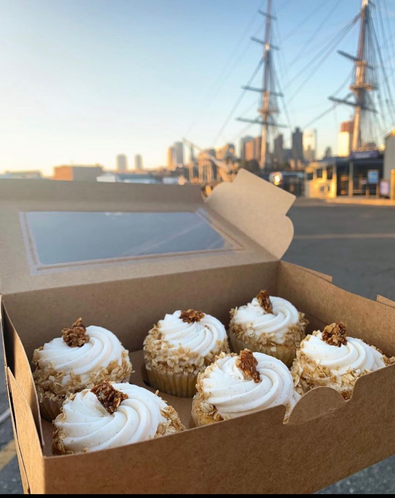 Apple Crisp Cupcakes from Gourmet Goods by Gianna