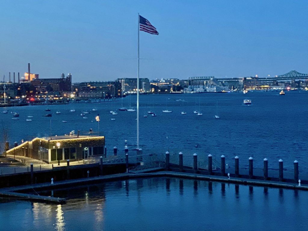 It's the weekend! Number 141, View of Boston harbor from the Institute of Contemporary Art