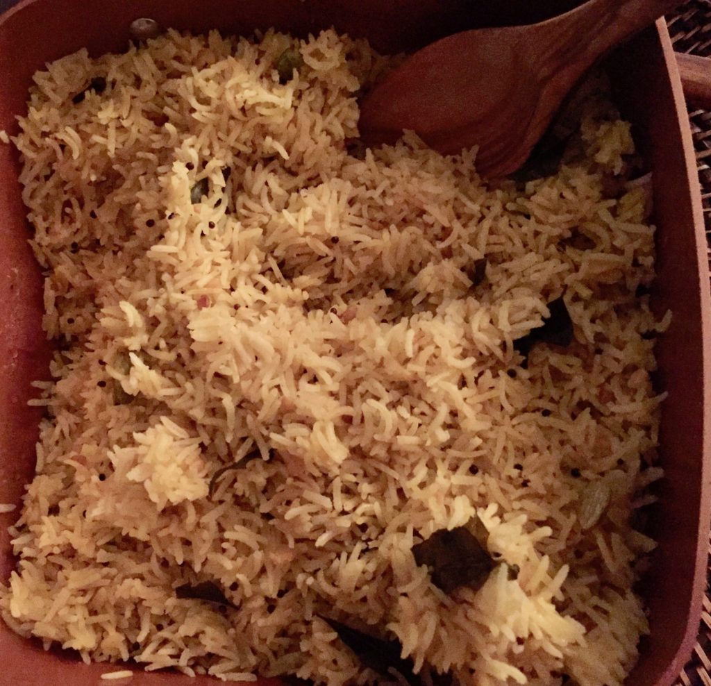 Rice from Diwali Celebration