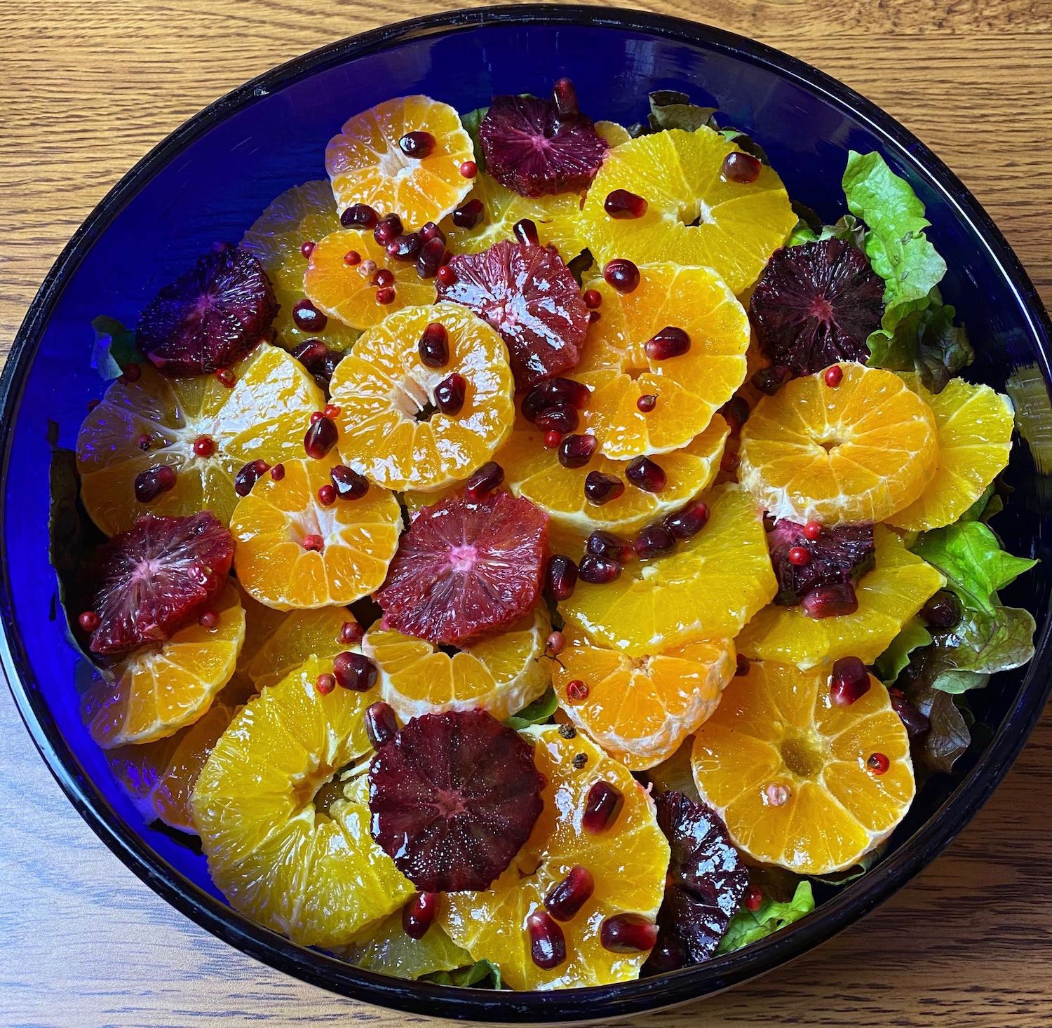 Citrus Salad with Honey Vinaigrette - Sea Salt and Sailor Stripes