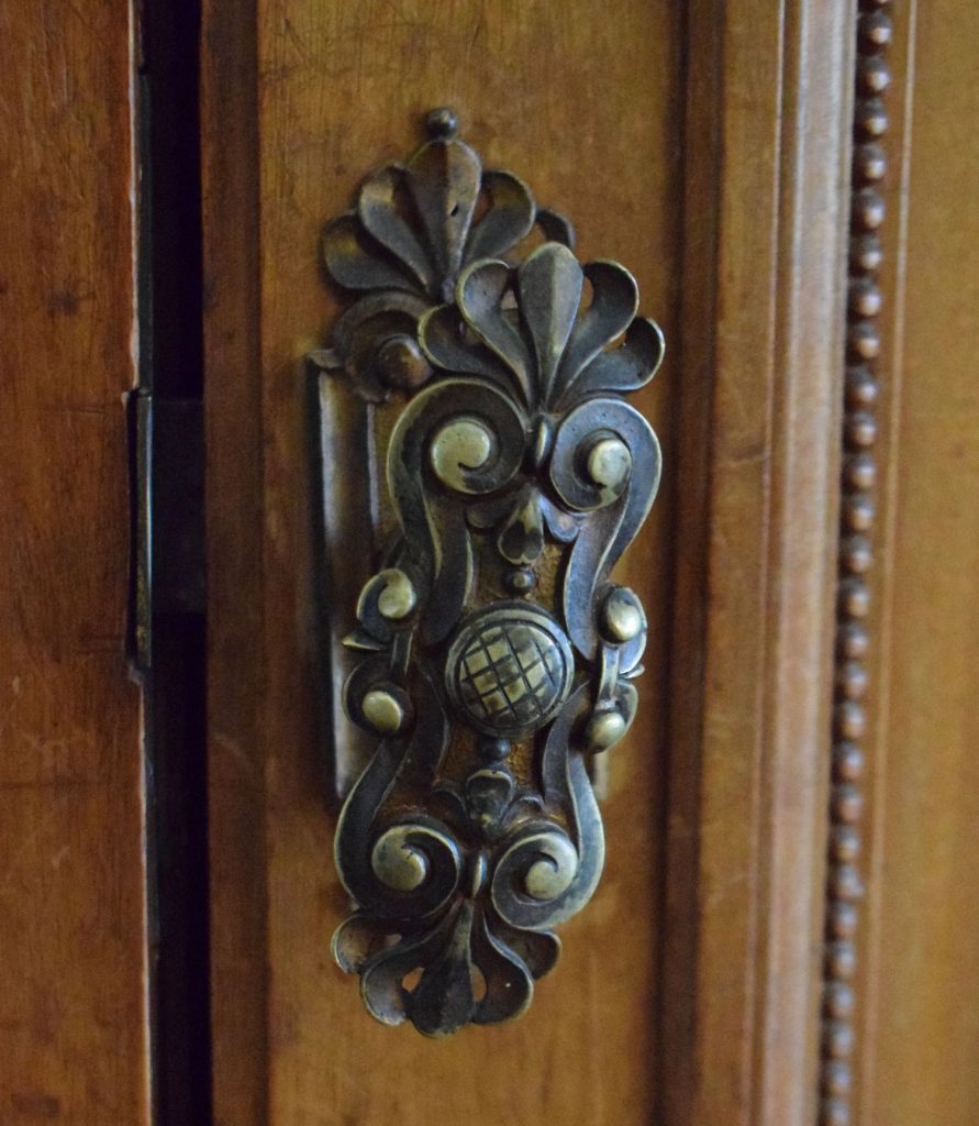 Favorite Things, Venetian Hardware, Detailed Brass Door Handle