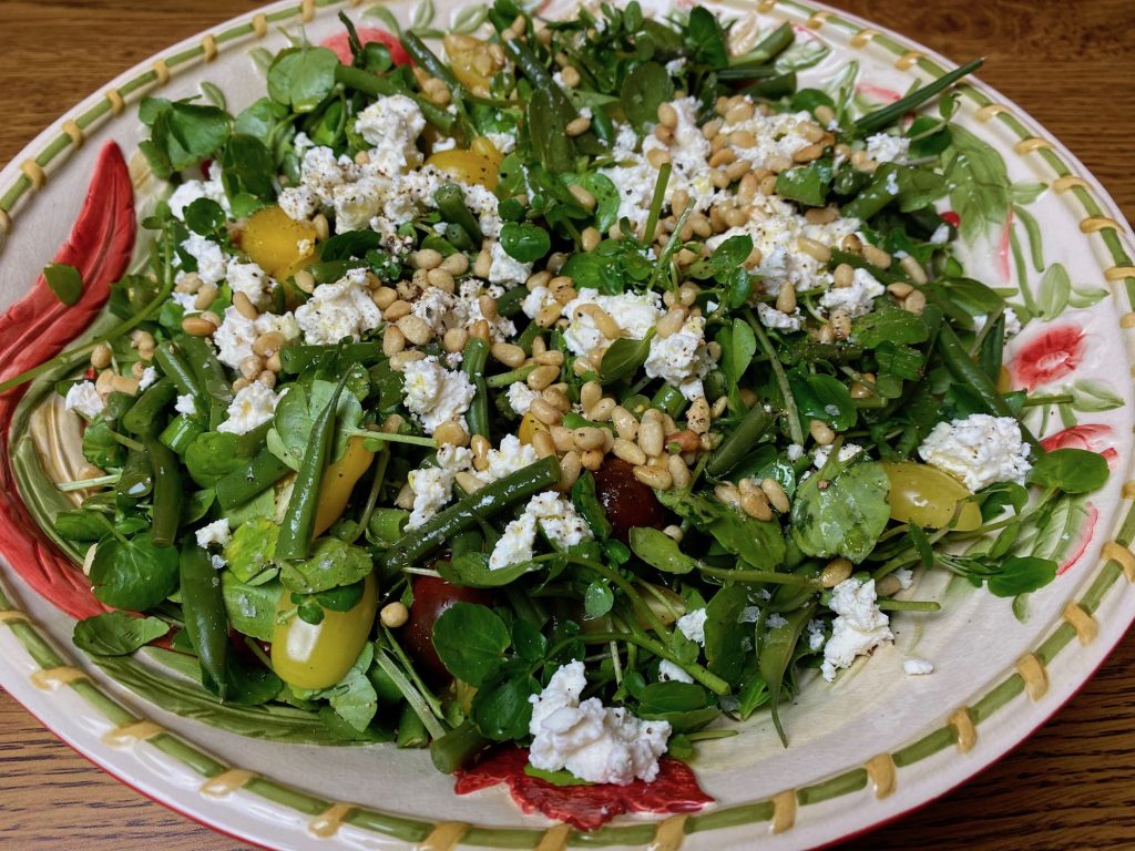 Green Bean, Watercress and Feta Salad