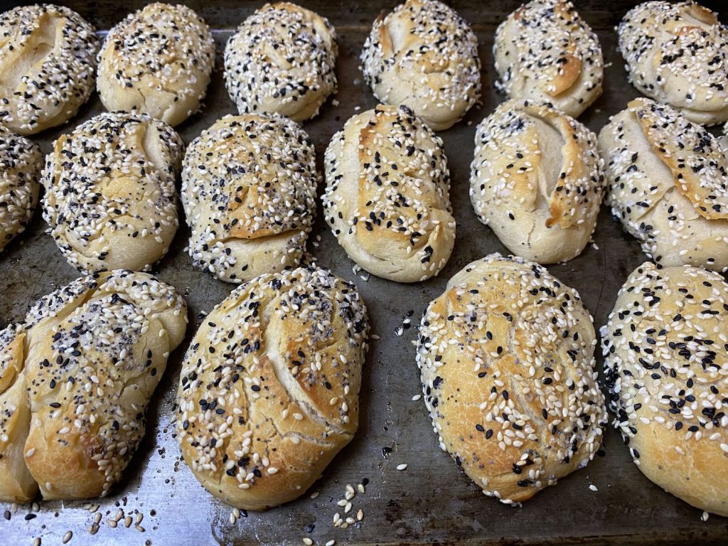 Seeded Sourdough Rolls