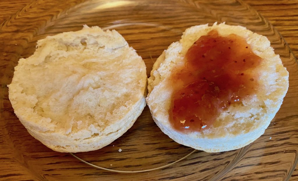 Sourdough Biscuits with Jam
