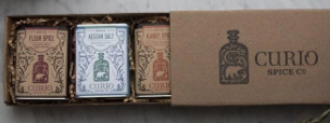 Gifts for Your Chef and Party Thrower, Curio Spice Company's Three-Tin Spice Collection