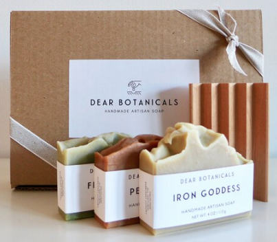 Gifts for Your Hosts, Dear Botanicals Soap Gift Box
