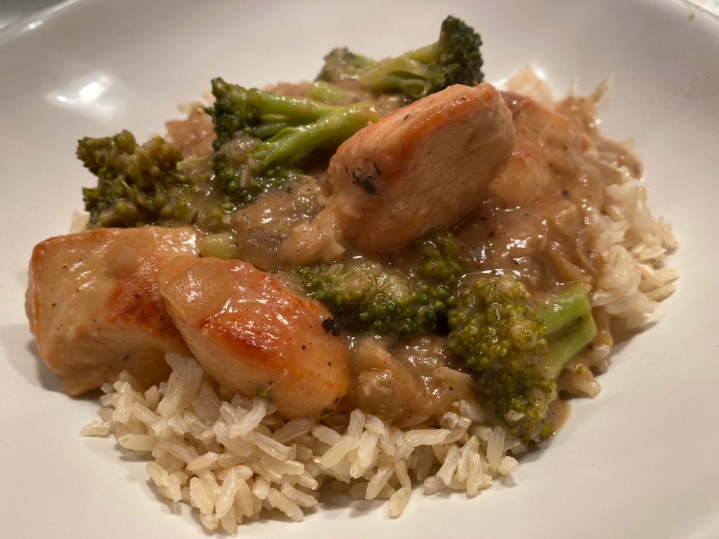 Chicken with Cannellini Beans and Broccoli - Sea Salt and Sailor Stripes