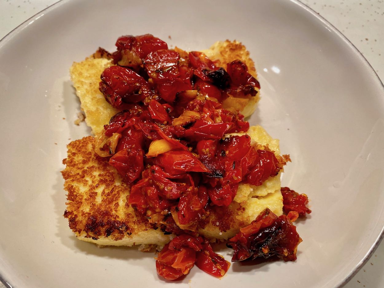 Polenta with Slow-Roasted Tomatoes