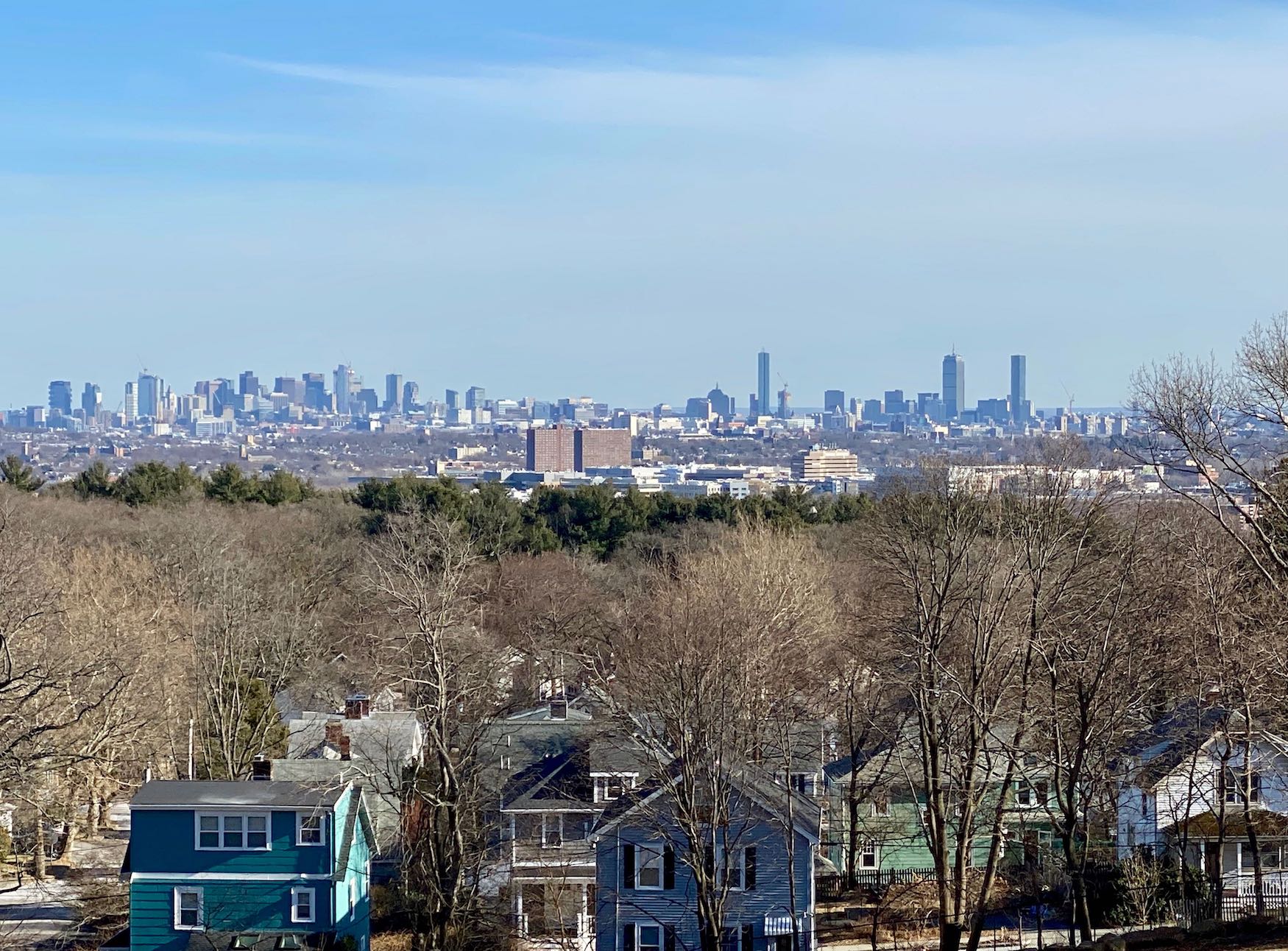 It's the weekend! Number 236, View of Boston from Robbins Farm Park in Arlington, MA