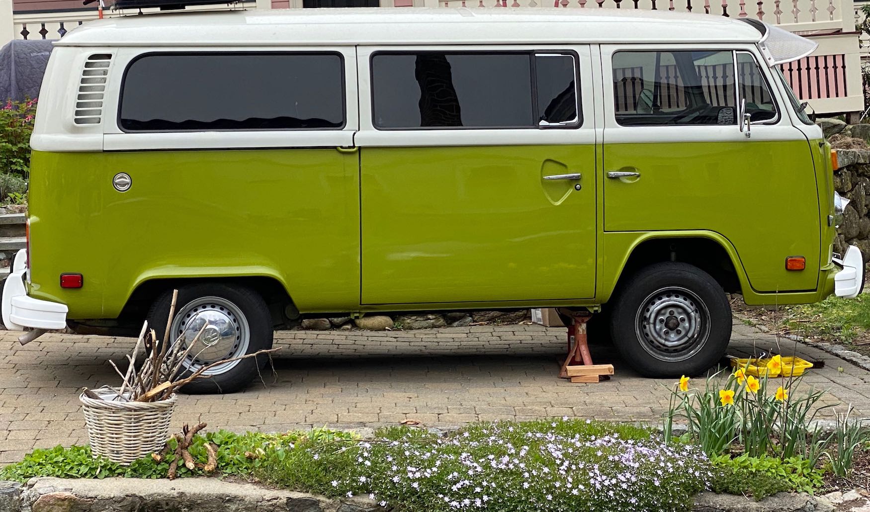 It's the weekend! Number 247, A Beautifully Restored VW Van in a Local Neighborhood