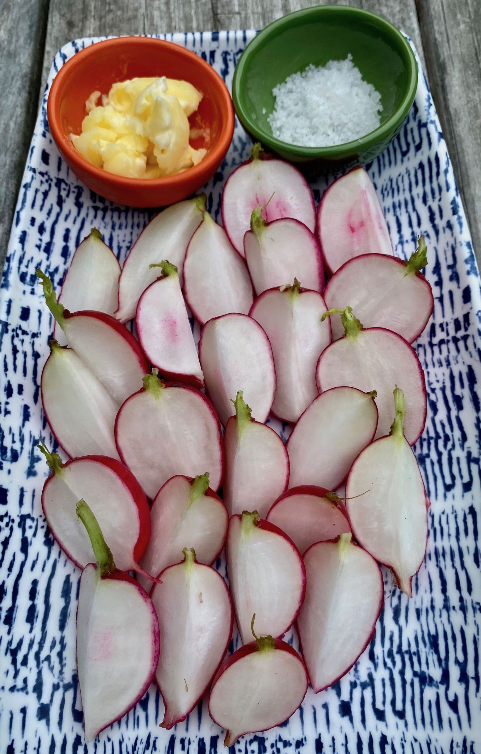 Radishes, Sweet Butter and Salt