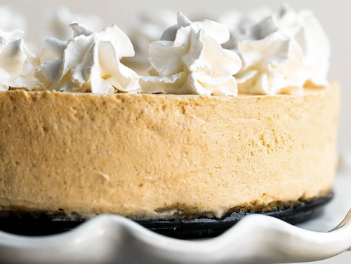 No Bake Pumpkin Cheesecake from Ahead of Thyme