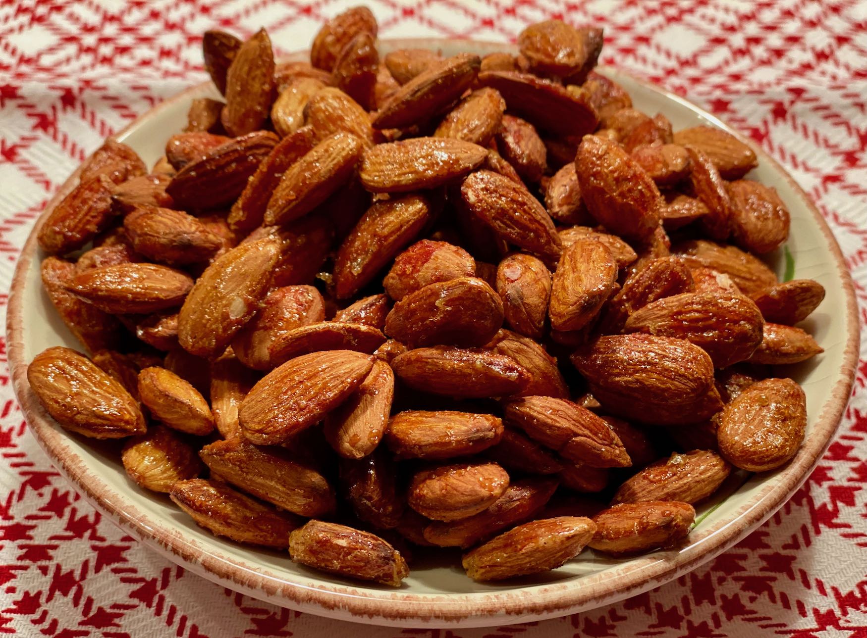 Bowl of Cardamom Almonds