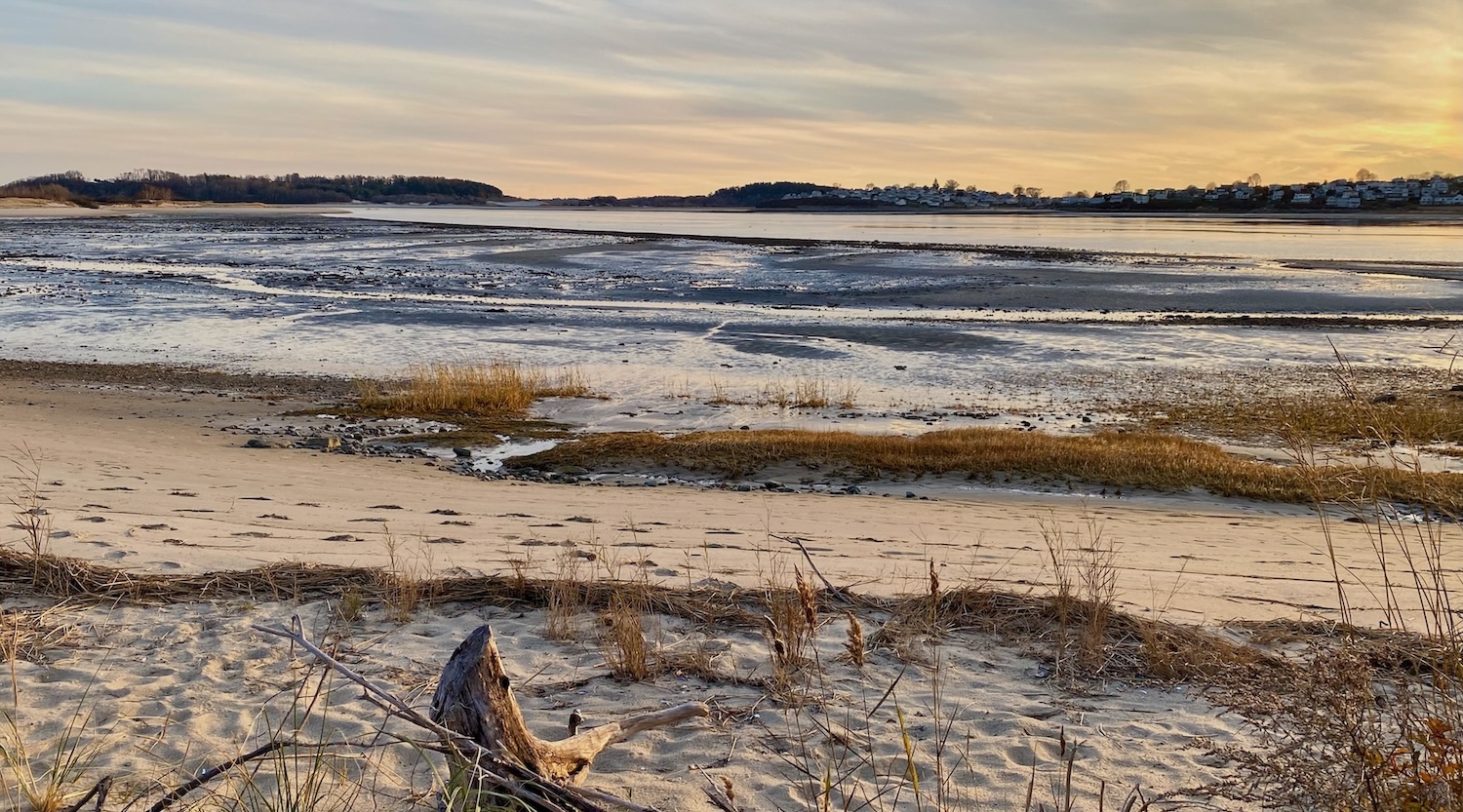 View of Plum Island Sound from the Parker River Wildlife Refuge in Newbury, MA