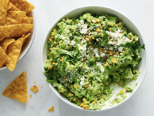 Guacamole With Grilled Corn