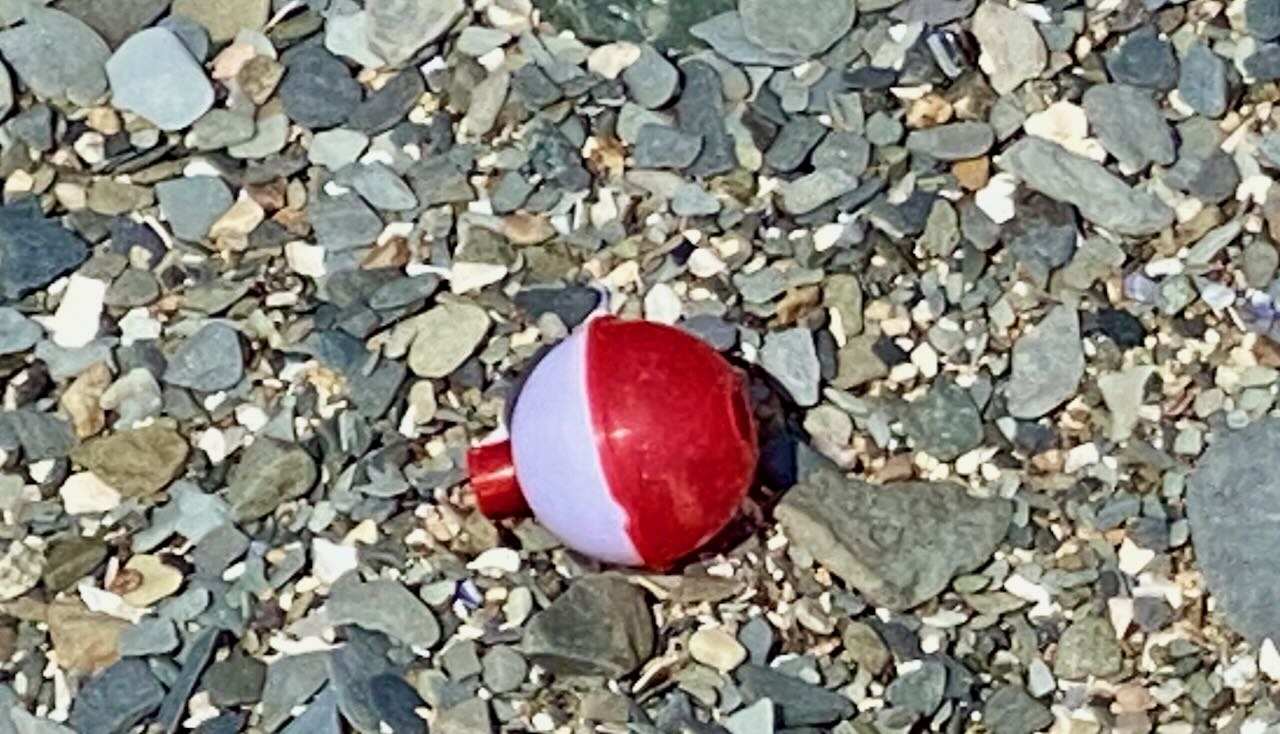 It's the weekend! Number 342, Fishing Bobber on a Spectacle Island Beach