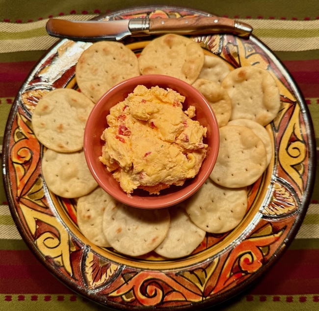 Pimento Cheese with Crackers