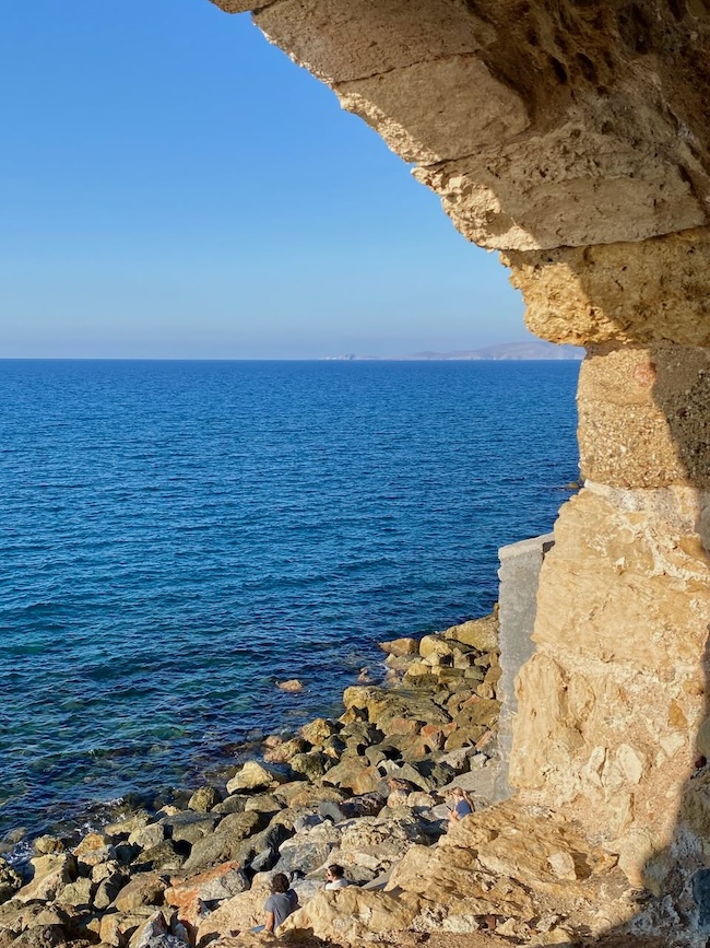 View of Sea and Sky From the Venetian Fort in Heraklion, Crete