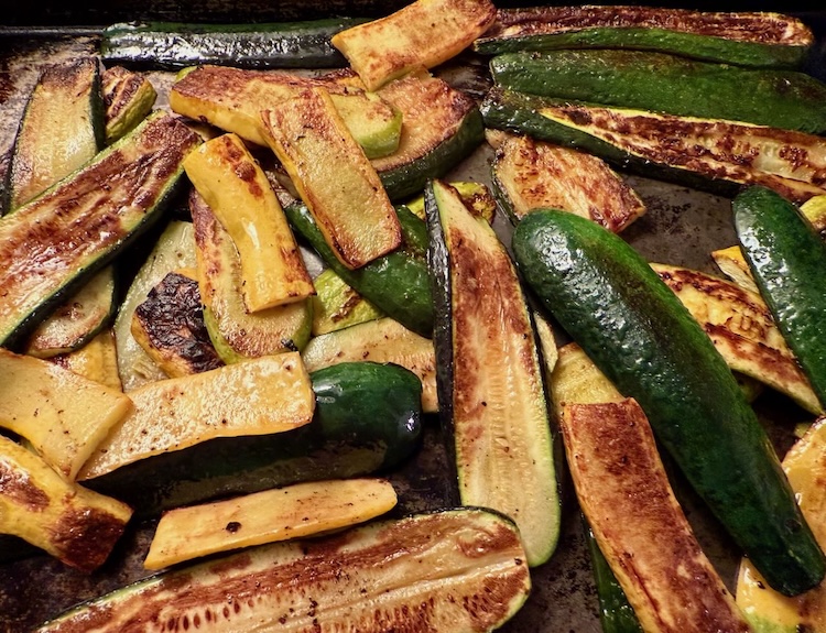 Grilled Vegetables for Veggie Cubano Sandwiches